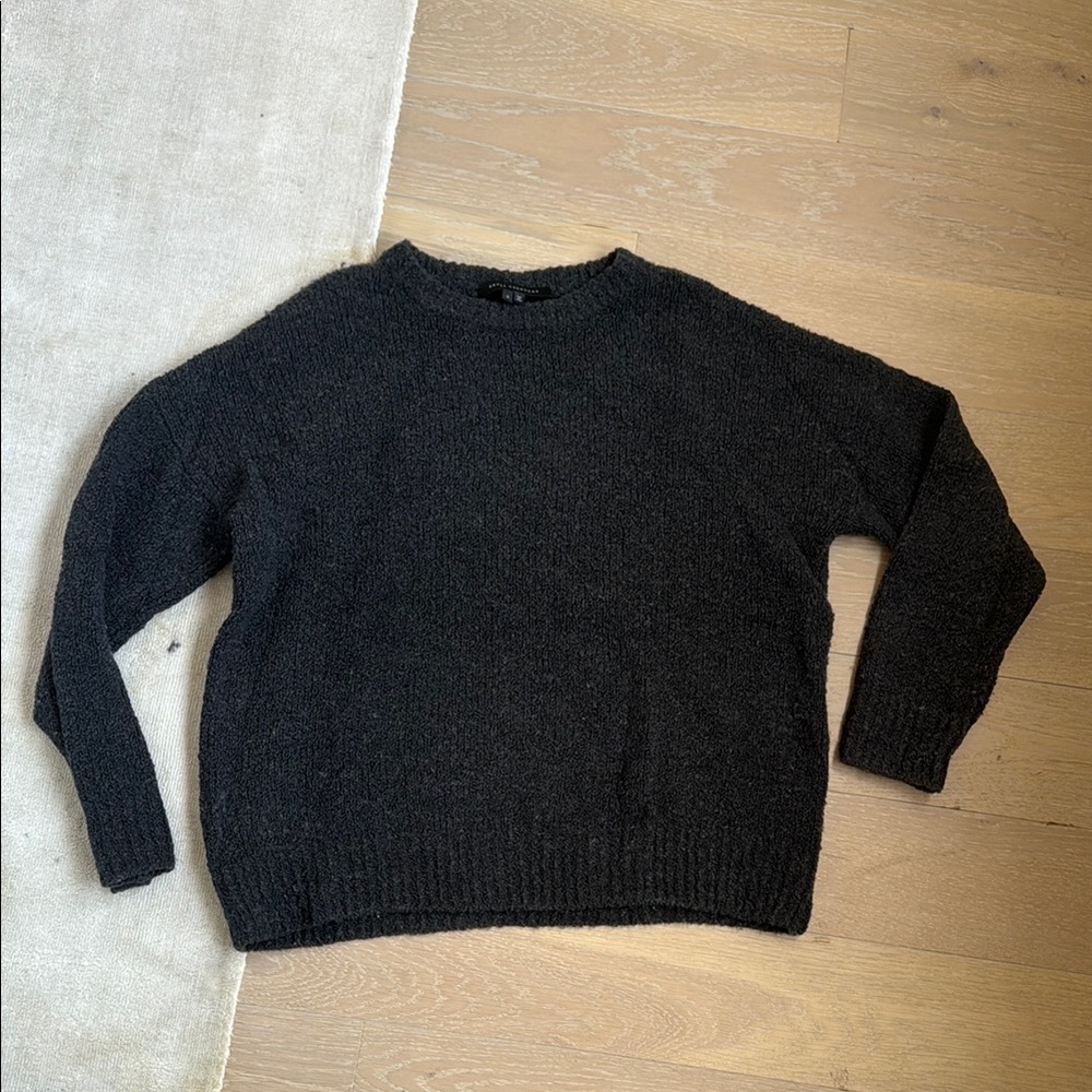 Cozy Grey Knit Sweater